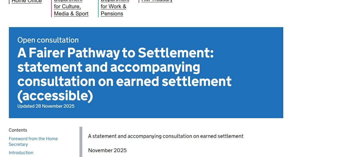 Major UK Settlement Reforms Proposed for 2026: What Migrants and Employers Need to Know